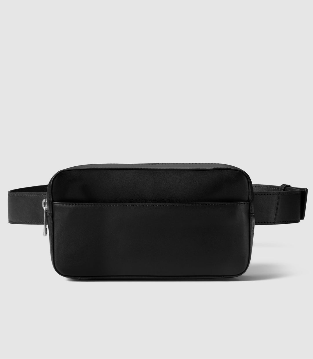 Bauchtasche Leder PALLAS Midnight Black aus echtem Leder von PURE Leather Studio | PURE Leather Studio