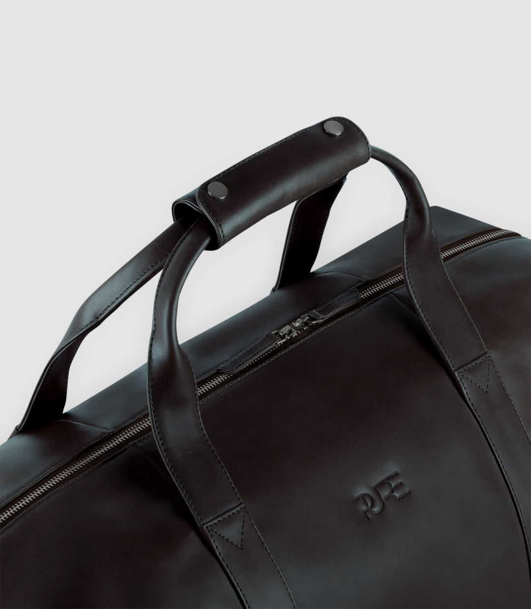 Reisetasche Leder ELNATH Chocolate aus echtem Leder von PURE Leather Studio | PURE Leather Studio