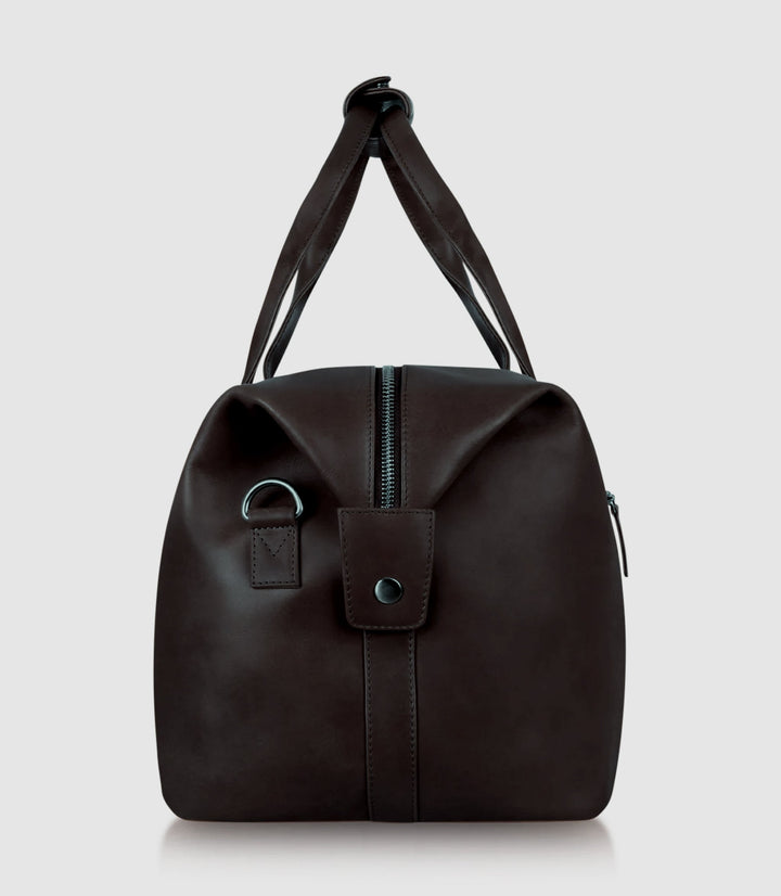 Reisetasche Leder ELNATH Chocolate aus echtem Leder von PURE Leather Studio | PURE Leather Studio