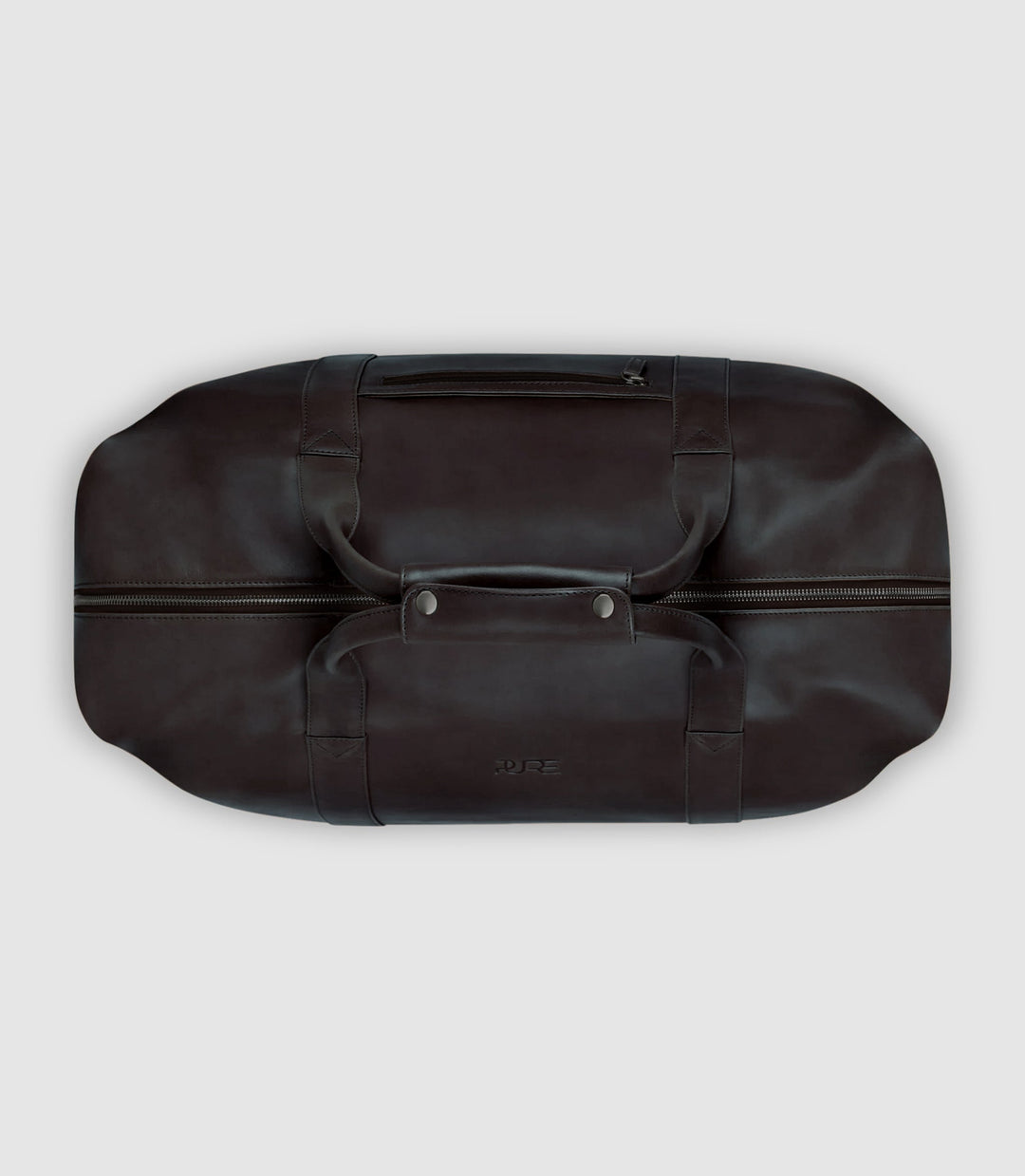 Reisetasche Leder ELNATH Chocolate aus echtem Leder von PURE Leather Studio | PURE Leather Studio