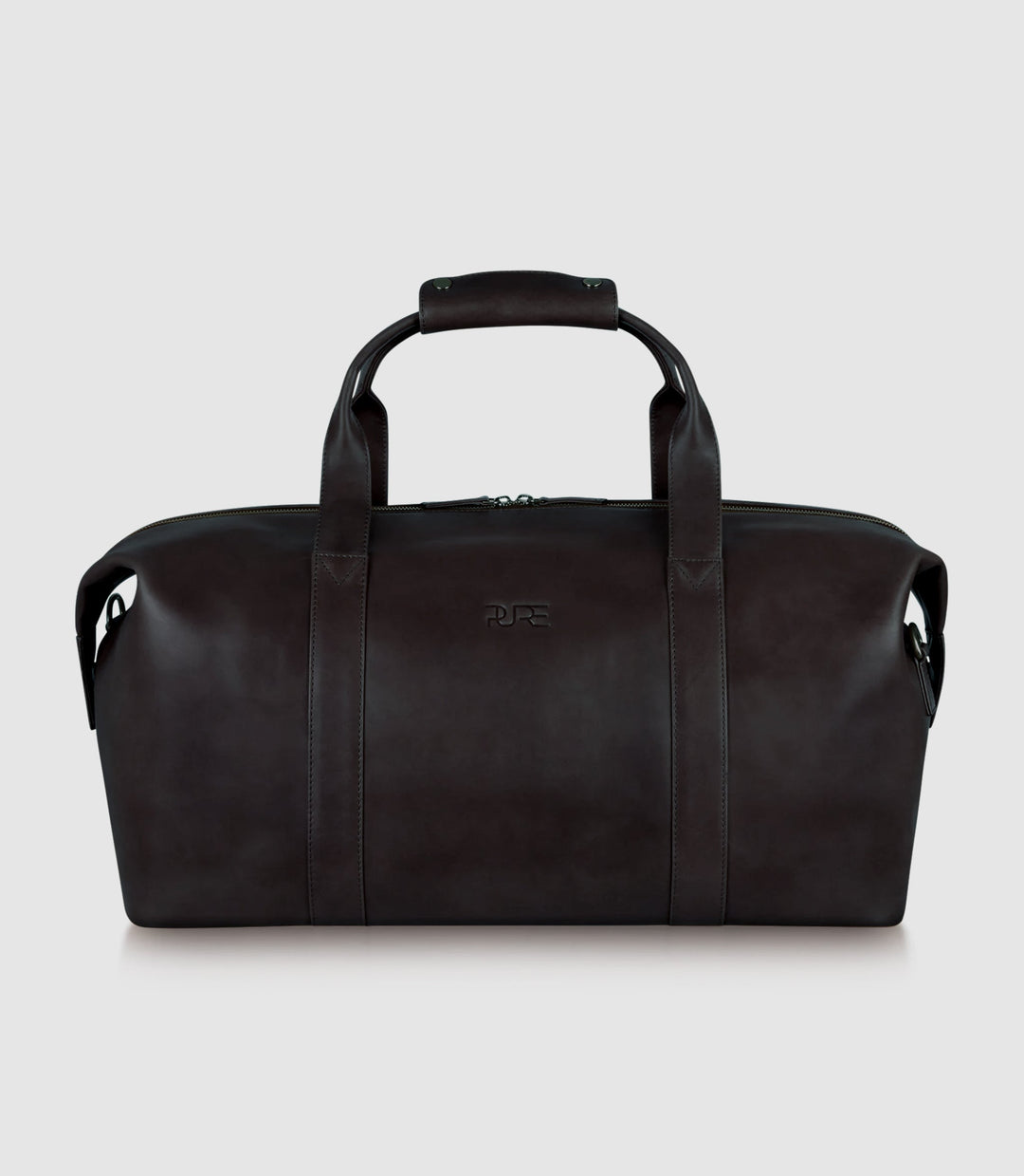 Reisetasche Leder ELNATH Chocolate aus echtem Leder von PURE Leather Studio | PURE Leather Studio