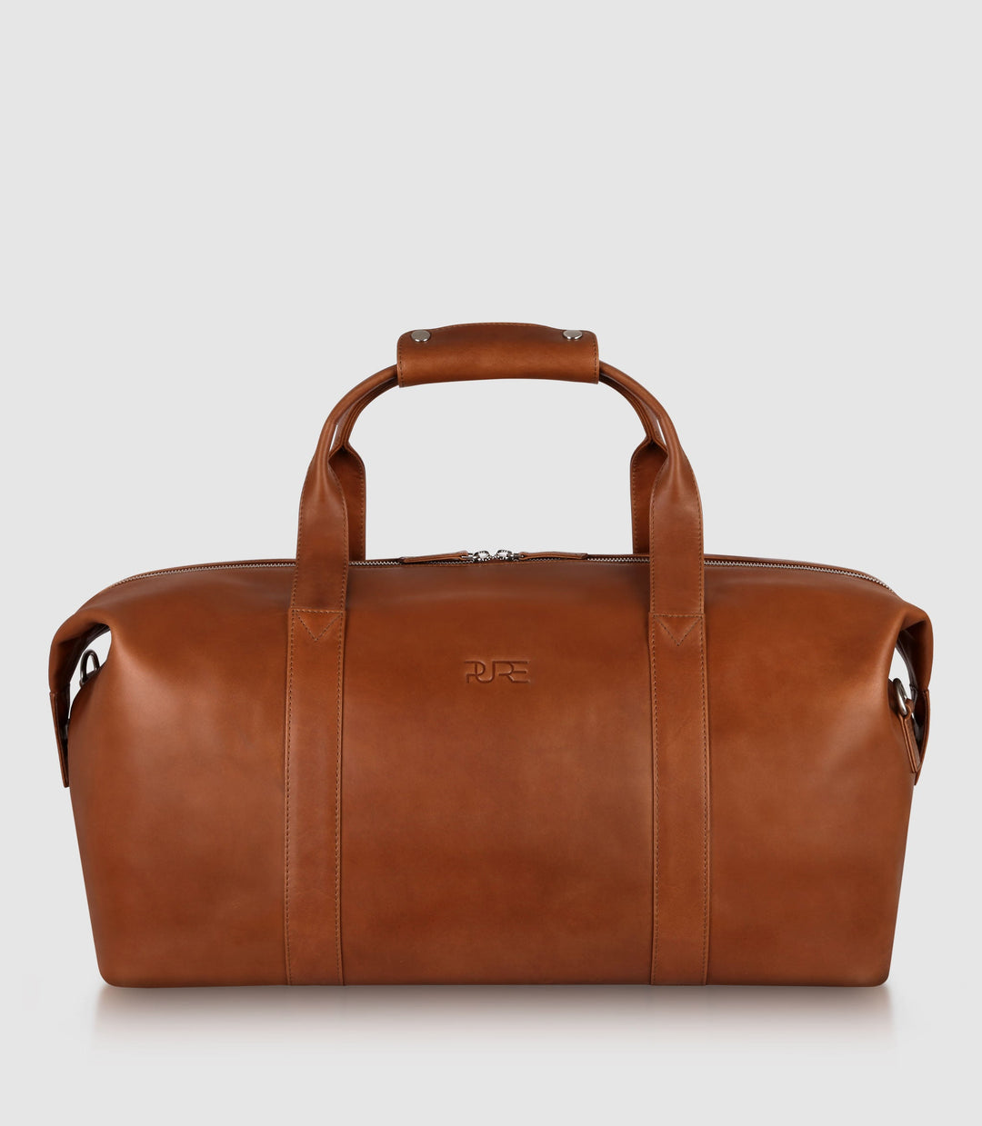 Reisetasche Leder ELNATH Cognac aus echtem Leder von PURE Leather Studio | PURE Leather Studio