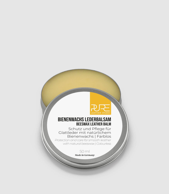 Bienenwachs Lederbalsam 50 ML aus echtem Leder von PURE Leather Studio | PURE Leather Studio