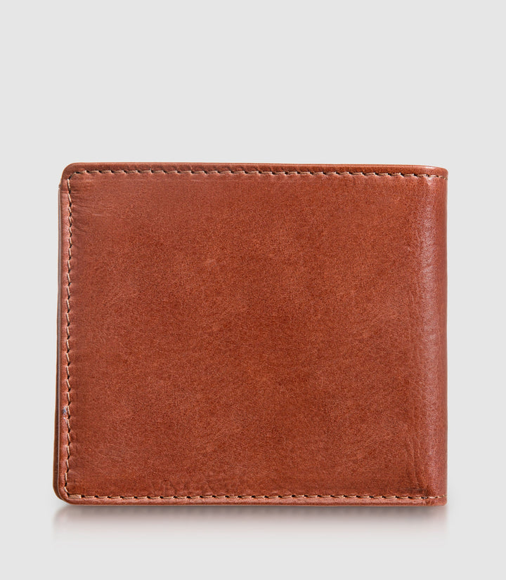 Geldbeutel Leder CASTOR Trifold Cognac aus echtem Leder von PURE Leather Studio | PURE Leather Studio