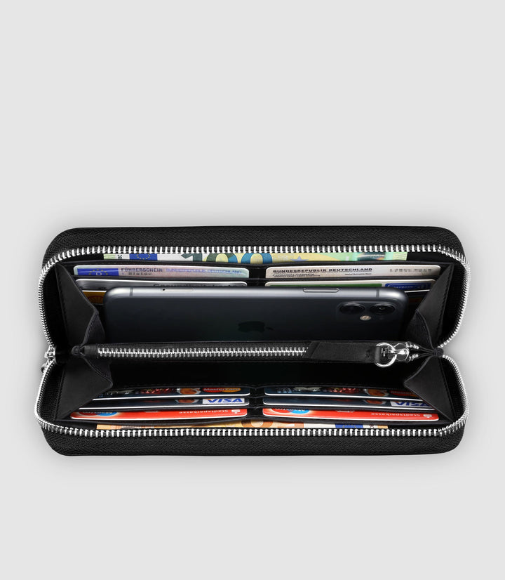 Geldbörse Leder MAIA aus echtem Leder von PURE Leather Studio | PURE Leather Studio