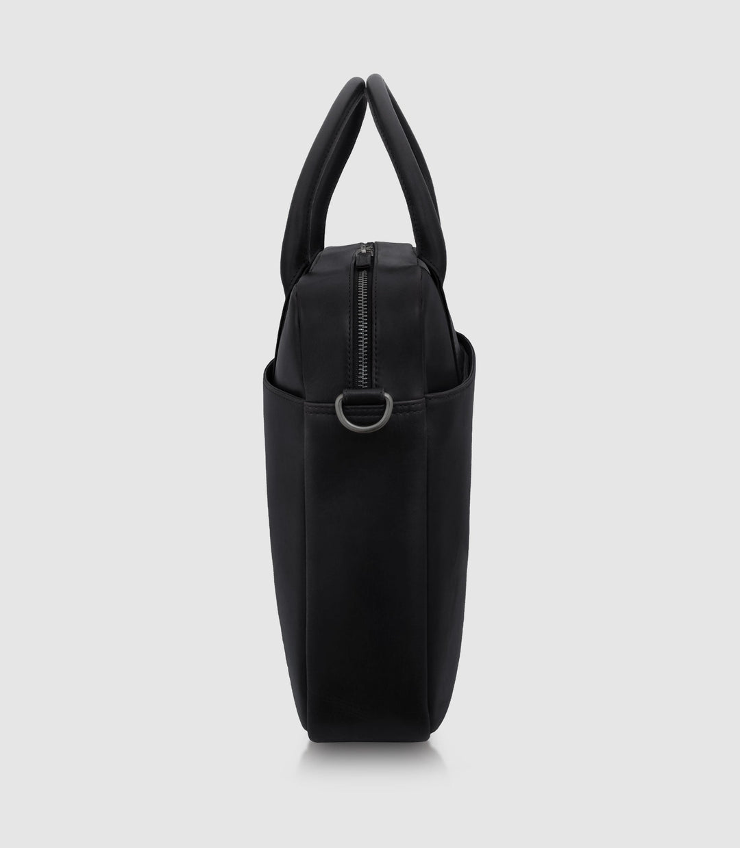 Laptoptasche Leder NAOS Midnight black aus echtem Leder von PURE Leather Studio | PURE Leather Studio