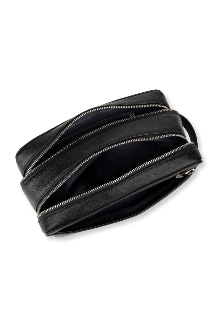 Kulturtasche Leder ATLAS XL Midnight Black