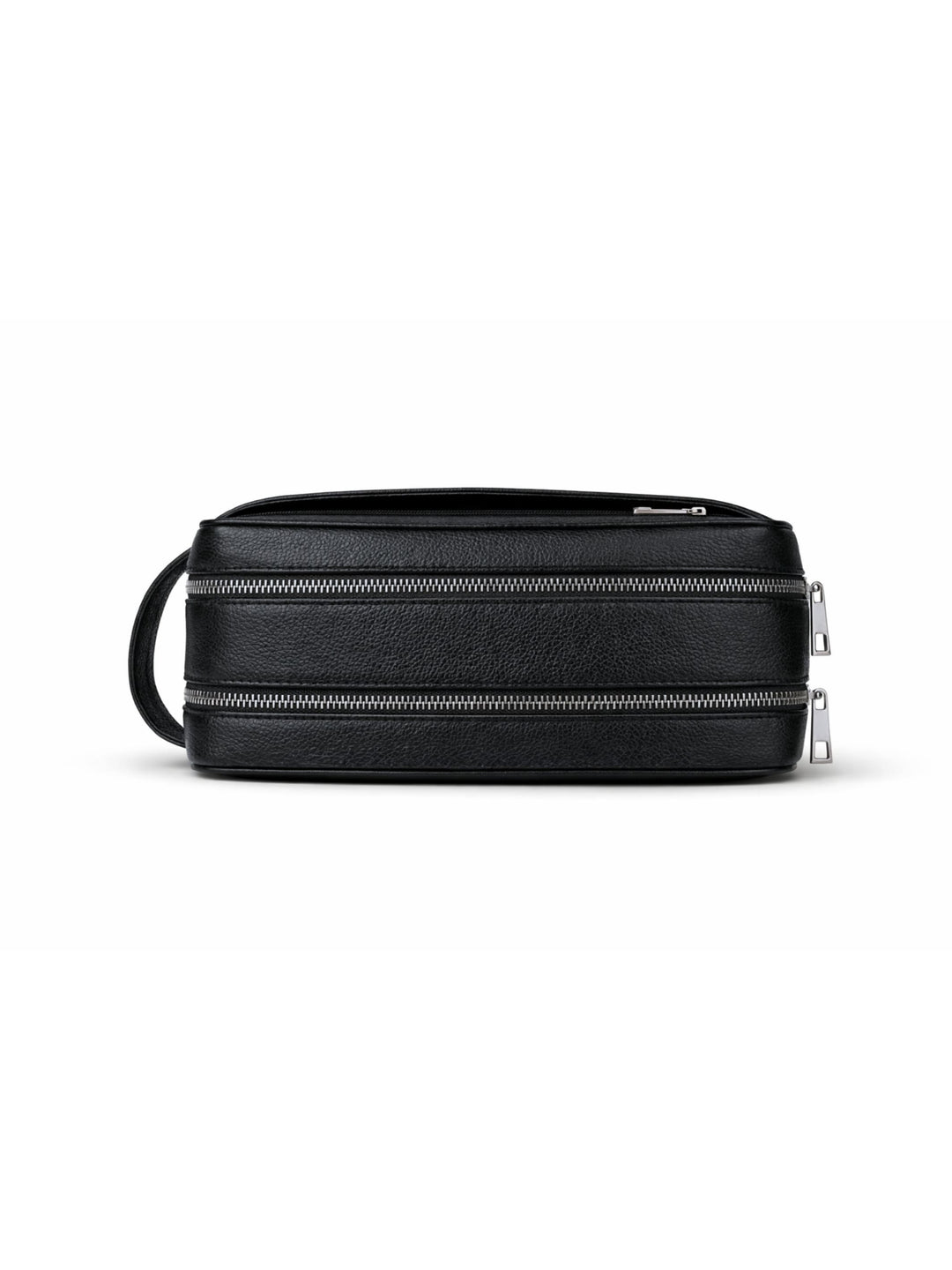 Kulturtasche Leder ATLAS XL Midnight Black