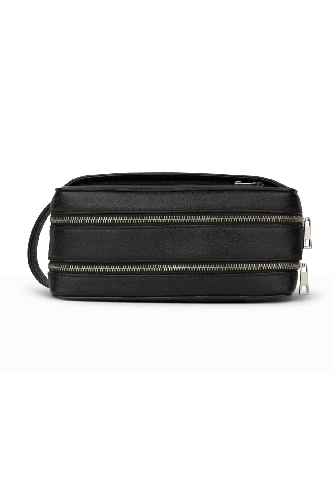 Kulturtasche Leder ATLAS XL Midnight Black