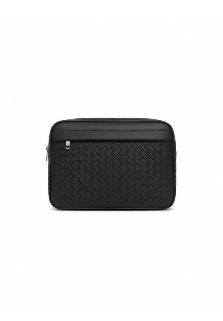 Umhängetasche Leder JUNO Medium Deep Black