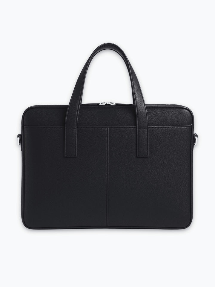Laptoptasche Leder CAPELLA Midnight Black