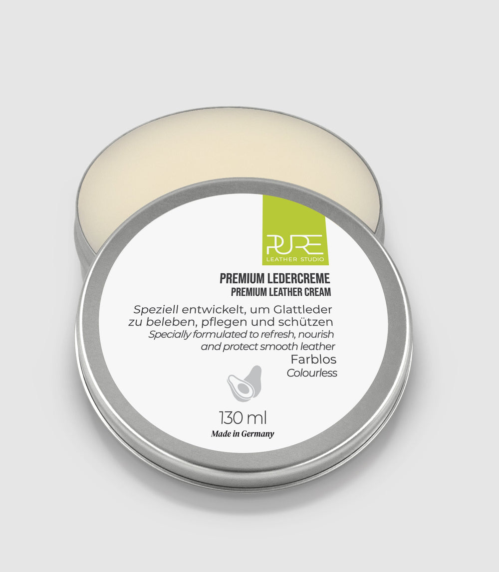 Premium Ledercreme 130 ML aus echtem Leder von PURE Leather Studio | PURE Leather Studio