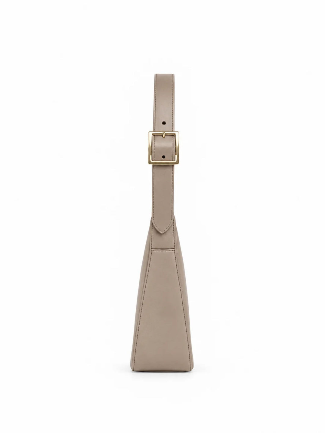 Sac porté épaule en cuir MILEVA - Deep Black