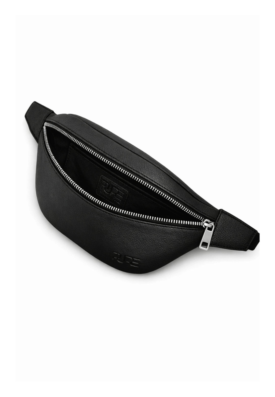 Bauchtasche aus Leder - CAPH in Deep Black
