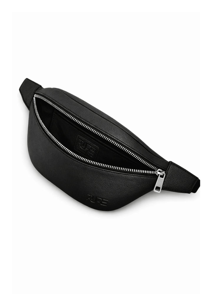 Bauchtasche aus Leder - CAPH in Deep Black