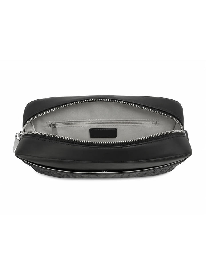 Umhängetasche JUNO Small aus Leder - Deep Black