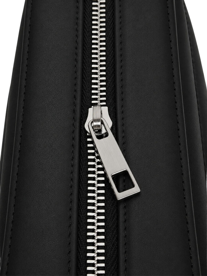 Umhängetasche JUNO Small aus Leder - Deep Black