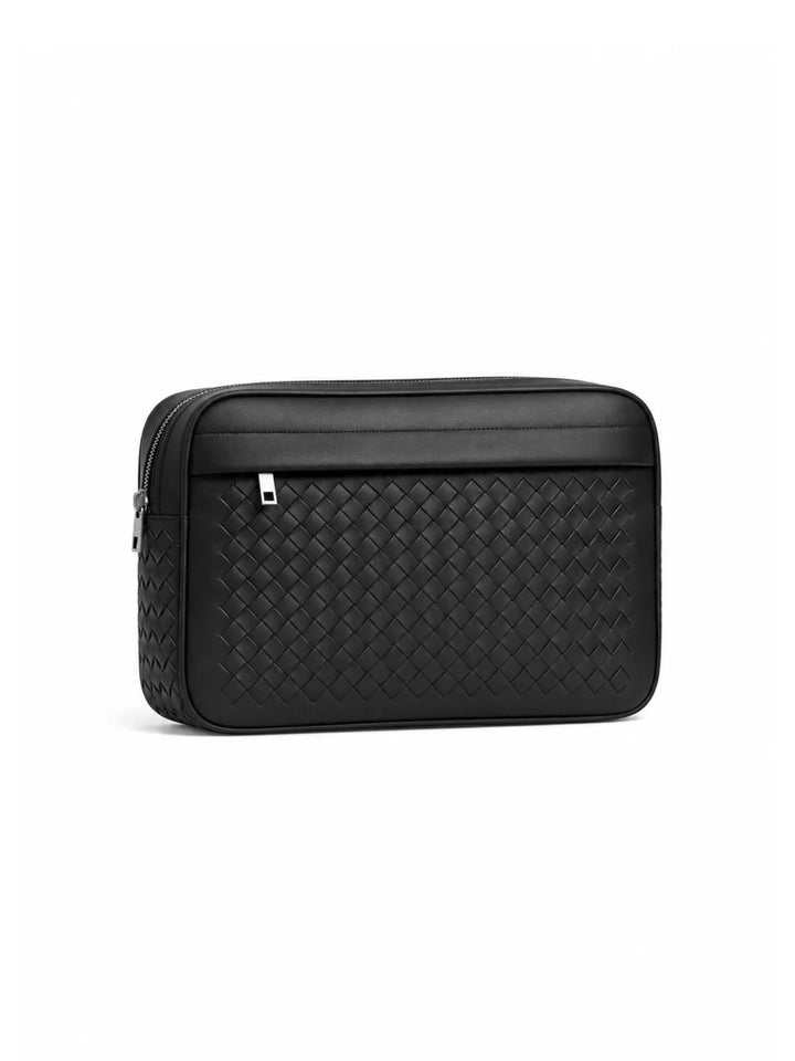 Umhängetasche JUNO Small aus Leder - Deep Black